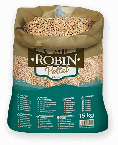 worek pelletu opałowego Robin do kupienia w Jastrowiu lub sklepie internetowym